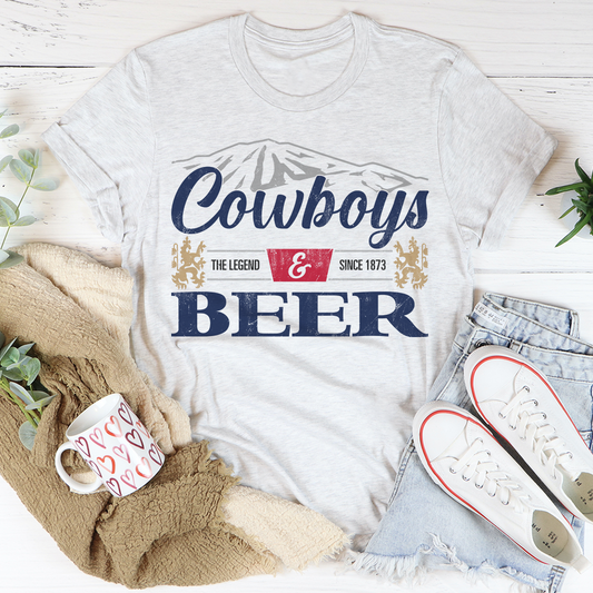 Cowboys & Beer Tee-1