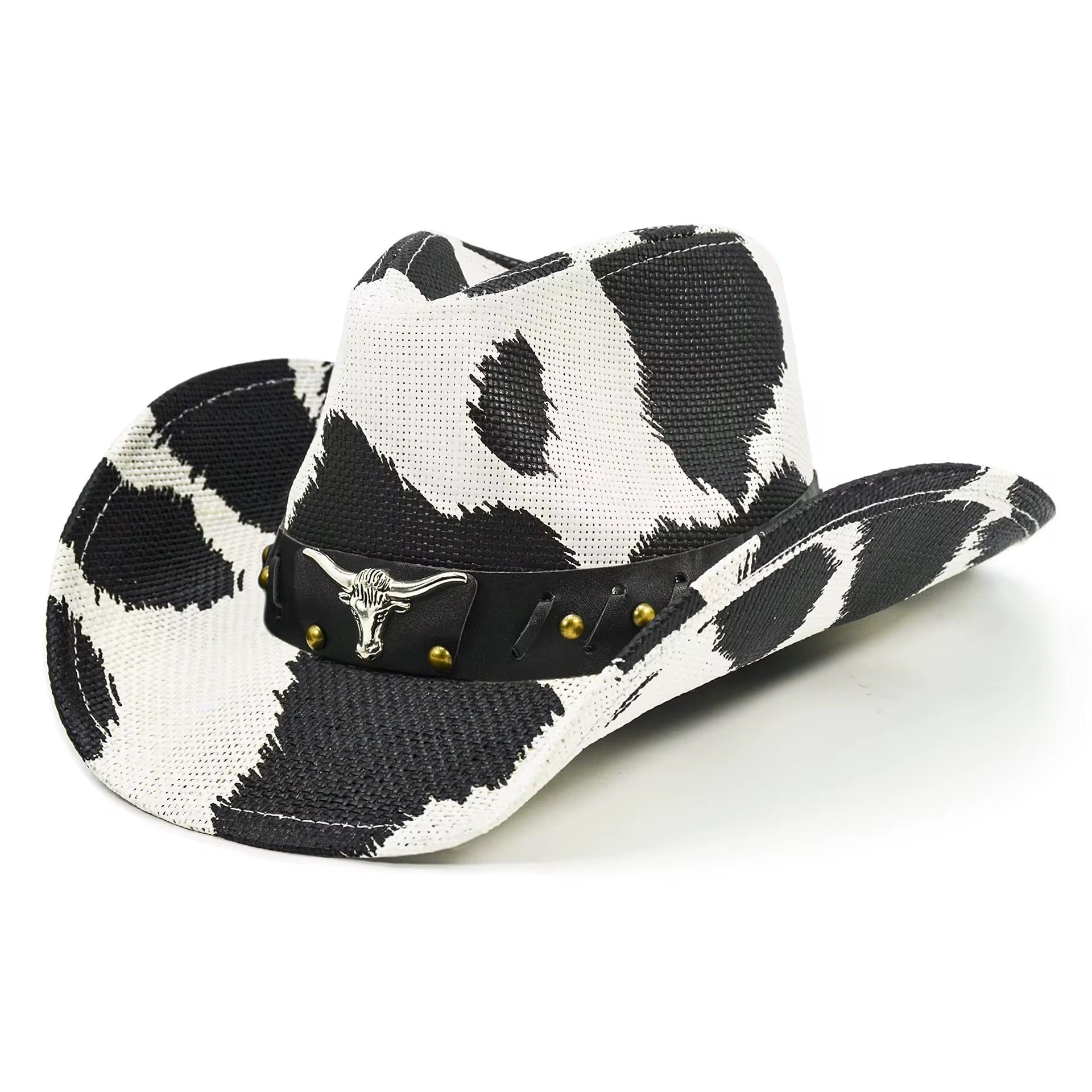 Mooover Country Straw hat-Black-1