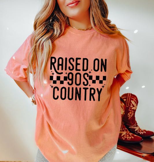 Raised on 90s Country - Comfort Tee-0