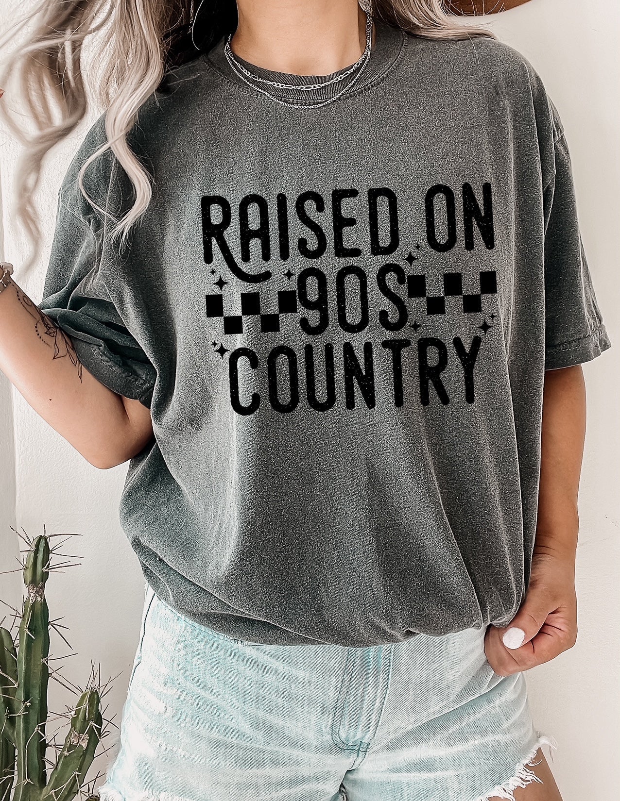 Raised on 90s Country - Comfort Tee-1