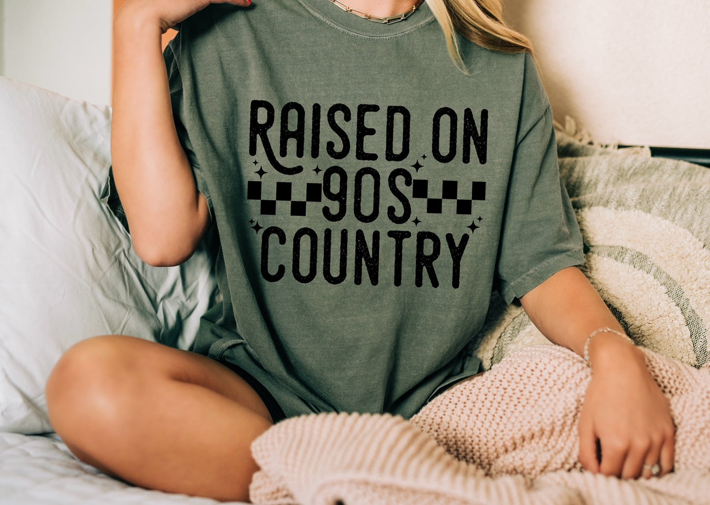 Raised on 90s Country - Comfort Tee-2